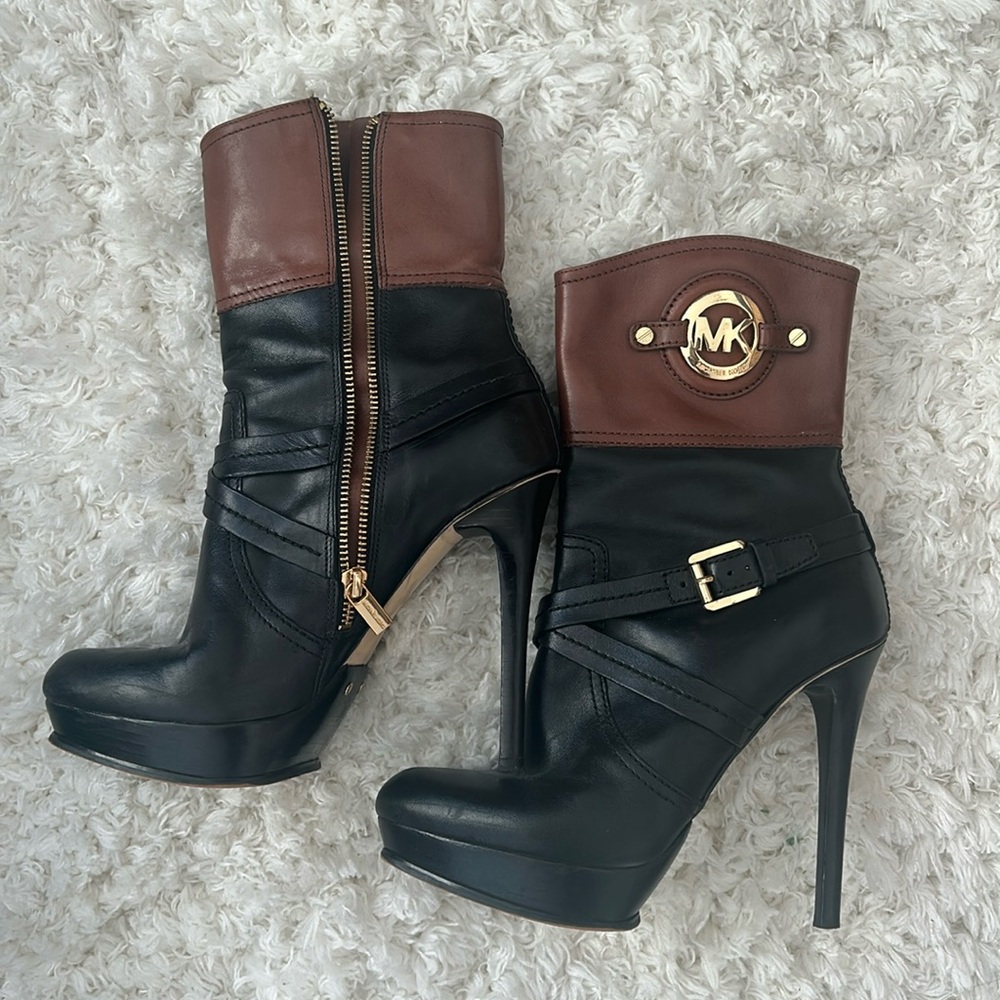 Michael Kors, high heel platform boots